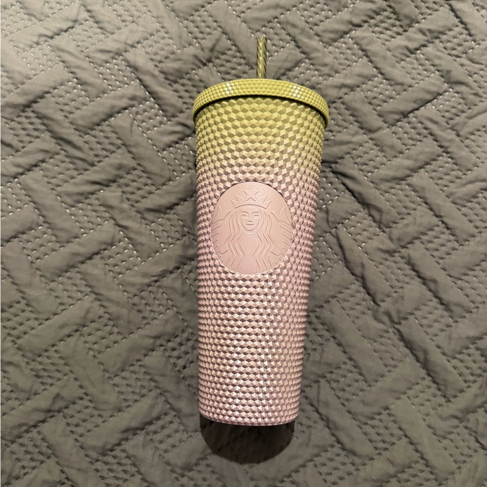 Starbucks Textured Tumbler in Purple and Green